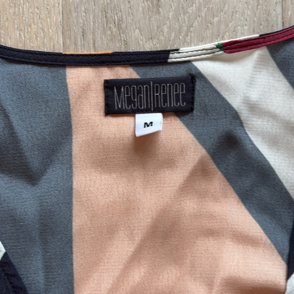 Colorful Geometric Pattern Dress - Picture 2 of 3